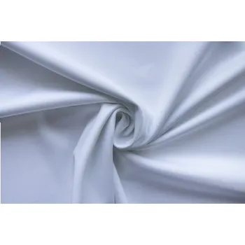 Látka na svatební šaty - Úplet BÍLÝ SVATEBNÍ - Bílý, 145 cm