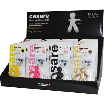 Vůně do auta Mr&Mrs Fragrance Cesare (plný box 24 ks)