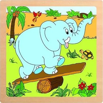 Puzzle Woody Puzzle 4 dílky, více druhů