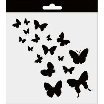 AladinE Šablona 15 × 15 cm motýlci