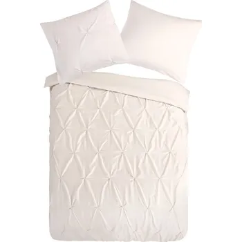 Povlečení Krémové prodloužené povlečení na jednolůžko z mikrovlákna 140x220 cm Pure Elegance – Good Morning ID_1676972