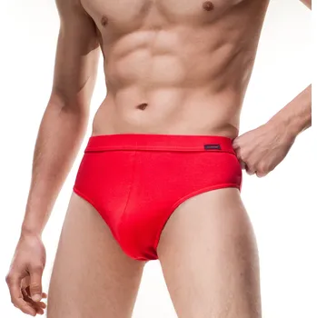 Pánské spodní prádlo Pánské slipy Cornette Authentic claret XL