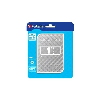 Externí pevný disk Verbatim Store n Go 1TB, USB 3.0, 53197 VERBATIM HDD 2.5" 1TB Store n Go Portable Hard Drive USB 3.0, Silver GEN II