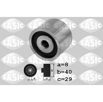 Rozvod motoru Vratná/vodicí kladka, ozubený řemen, , SASIC, 1706108