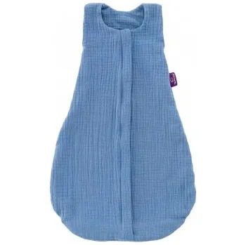 Zavinovačka TRÄUMELAND Letní spací pytel Liebmich Musselin Hellblau 70 cm