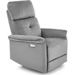 HALMAR SEMIR polohovací křeslo šedé