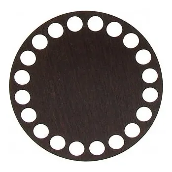Dno na košík wenge kruh 10cm