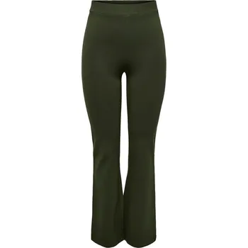 Dámské kalhoty JDY KHAKI KALHOTY FLARED DO ZVONU JdY L