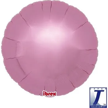 Party dekorace Balónek kruh růžový metalický 35 cm t211116
