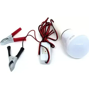 Cyklosvítilna LED žárovka 12V E27 6W 6500K (LED žárovka E27 6W 12V)