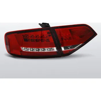 Zadní světlomet Zadní světla diodové, AUDI A4 B8, 2008-2011, SEDAN ČERVENÁ BÍLÝ LED (57.LDAU97)