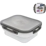 Dóza KEMP skládací 0,78 l transparentní/šedá 16x13,5x7 cm 0,78 l