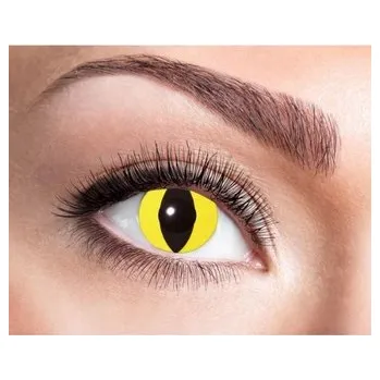 Kontaktní čočky Barevné kontaktní čočky - kočičí žluté