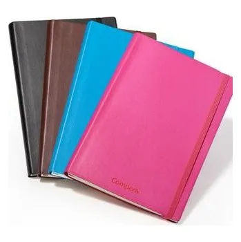 Zápisník Poznámkový blok Compera PU A5 C8002 Černá