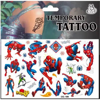 Odstranitelné tetování Dětské dočasné tetování - SPIDER MAN (A) 5 (Značka: TAKARA TOMY)