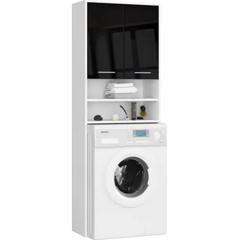 Koupelnový nábytek AKORD Fin 2 dvířka/2 police koupelnová skříňka nad pračku