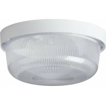 OSMONT OSMONT 50004 ELEKTRA 3 Stropní/nástěnné průmyslové svítidlo plastové bílé/průhledné IP54 60W E27