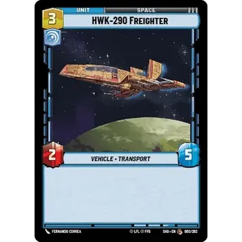 Sběratelská karetní hra HWK 290 Freighter 060/262 - Shadows of the Galaxy Typ karty: Standard