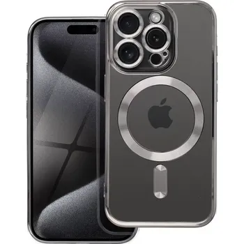 Pouzdro na mobilní telefon Silikonové pouzdro Matte Mag Cover - Apple iPhone 15 Pro s podporou MagSafe titanově šedé (Matte Mag Cover kompatibilní s MagSafe pro IPHONE 15 PRO titanově šedý)