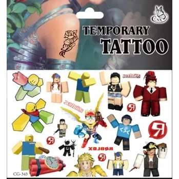 Odstranitelné tetování Dětské dočasné tetování - ROBLOX 4 (Značka: ROBLOX)