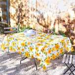 3Pagen Ubrus Slunečnice průhledná/žlutá průměr 140 cm