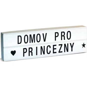 Grundig LED Světelný box 85 písmen bílá 49,8x15x5,3 cm