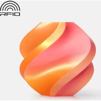 Počítačové příslušenství Bambu Lab PLA Silk Dual Color with spool, 1kg | Gilded Rose (Pink-Gold)