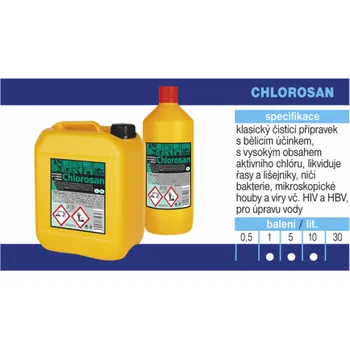 Dezinfekce SA-5 Chlorsan - 5l bělící a dezinfekční přípravek 80100803