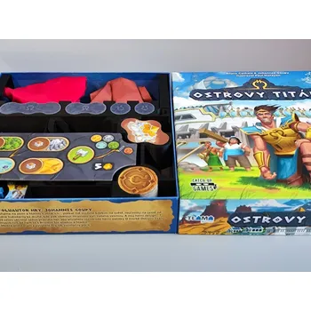 Příslušenství k deskovým hrám inserty.cz Ostrovy Titánů + Sólo rozšíření - Insert (černý, 0050)
