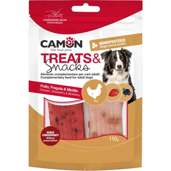 Pamlsek pro psa Camon Treats and Snacks Popsicles Mix Chicken/Strawberry/Blueberry 110 g