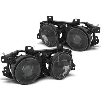 Přední světlomet Přední světla BMW E32 / E34 černé s křížem