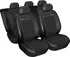 Potah sedadla AutoMega Premium 784BLACK přední/zadní černé