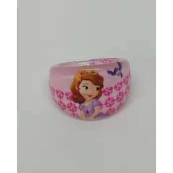 Prsten Prstýnek - PRINCEZNA SOFIE - Růžový 3 - S vadou 2 (Značka: ZHEJIANG)