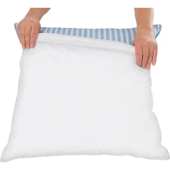 Povlak na dekorativní polštářek Blancheporte Nepropustný povlak na polštář Tencel bílá povlak na polštářek 40x60 cm