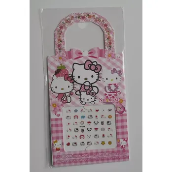 Nálepky na nehty - HELLO KITTY 4 (Značka: TAKARA TOMY)