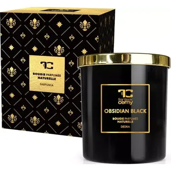 Svíčka DEDRA Sójová vonná EKO svíce PARFUMIA®, OBSIDIAN BLACK 250 ml