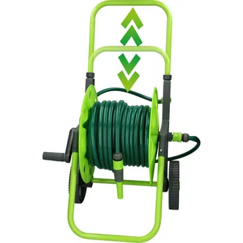 Zahradní hadice Kinzo Garden Hadice 30 m s navíjecím vozíkem zelená 45x45x95 cm