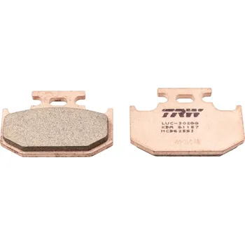 Autodíl Sada brzdových destiček, kotoučová brzda TRW MCB625SI