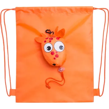 Sportovní vak Noah vak na stažení šňůrkou, pták oranžová