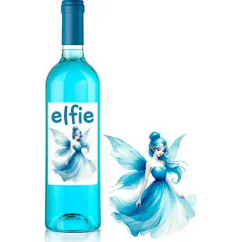 Víno Elfie 0,75l - Borůvkový speciál s modrou spirulinou | 11% alk. | Rybízák.cz Borůvkový speciál s modrou spirulinou 11% alk.