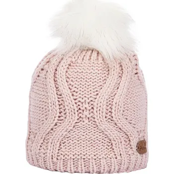 Čepice Antonio Dětská čepice s bambulí růžová uni