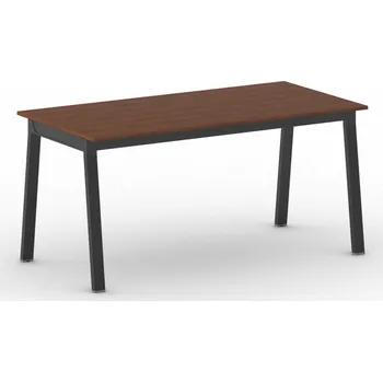 Psací stůl B2B Partner Jednací kancelářský stůl PRIMO BASIC, 160x80 cm, černá podnož, třešeň