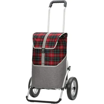 Nákupní taška Nákupní taška na kolečkách Andersen Royal Shopper Gese červená