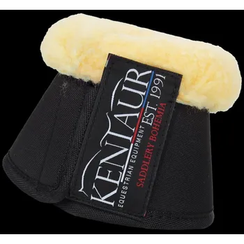 Sport Kentaur Neoprenové zvony pro koně s pravým beránkem Barva: Černá, Velikost: L