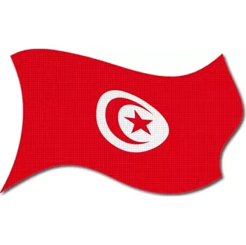Vlajka Pelisport Tuniská vlajka vlající