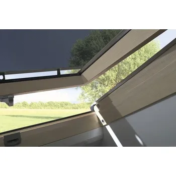 Stínicí technika Markýza na střešní okno AOM 089 tmavě šedá 78x98 cm
