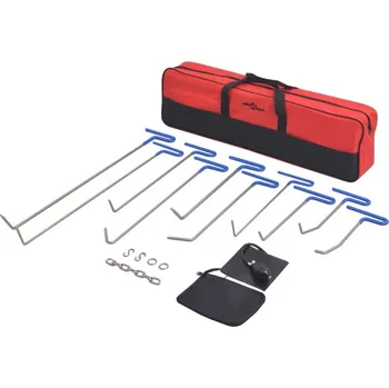 Dílna vidaXL 16dílná sada na opravu promáčklin bez poškození laku nerez ocel [210397]