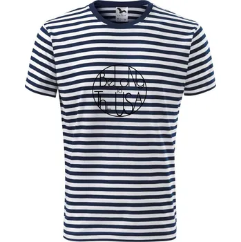 Pánské oblečení Belong to The USA - Triko na vodu - L ( Prouhovaná )