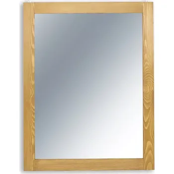 Zrcadlo LA700 dřevěné rustikální zrcadlo z přírodní borovice Drewmax (Povrch přírodní vosk!)