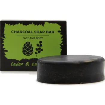Mýdlo AWM Mýdlo s Aktivním Uhlím Eukalyptus & Cedrové Dřevo 85g